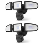 2-Pack IP65 Waterproof LED Motion Sensor Security Lights