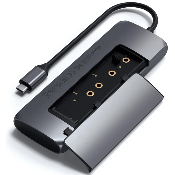 Satechi USB-C Hub Hybrid Multiport Adapter with SSD Enclosure