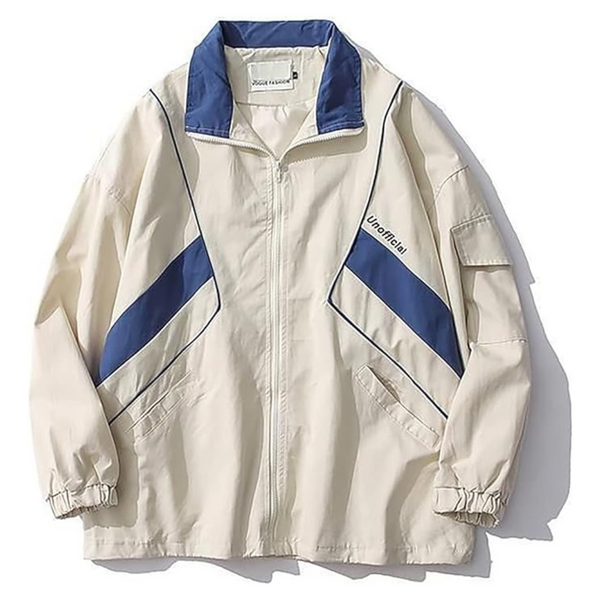 Windbreaker Color Block Unisex Coats