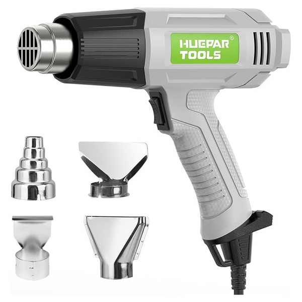 Huepar 1500W Dual-Temperature 720F & 1022F Hot Air Gun