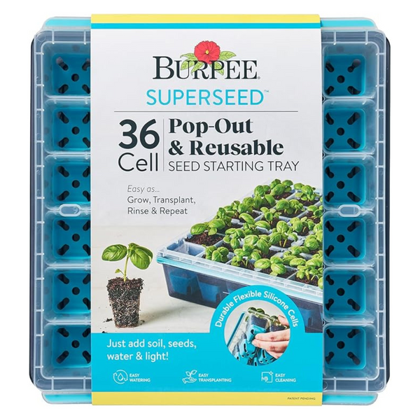 Burpee SuperSeed 36 Cell Reusable Seed Starter Tray