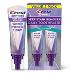 Crest 3DWhite Brilliance Deep Stain Remover Brilliant White Toothpaste (3.1oz/2pk)