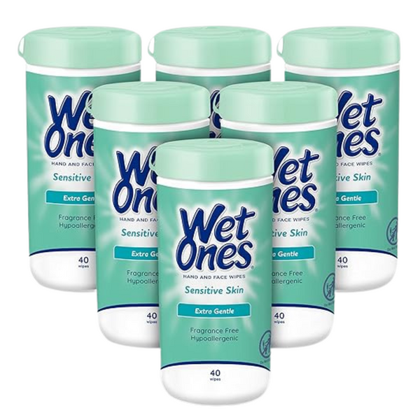 Wet Ones Hand And Face Wipes (40 Ct., 6 pack)