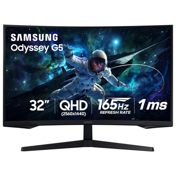 SAMSUNG 32” Odyssey G55C Series QHD 1000R Curved Gaming Monitor