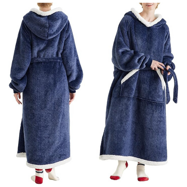 Bedsure Wearable Cozy Sherpa Blanket Hoodie