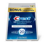 Crest 3D Whitestrips Professional Effects, Whitestrip 3D White, Teeth Whitening Strip Kit, 44 Strips (22 Count Pack)