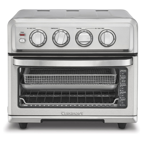 Cuisinart Air Fryer + Convection Toaster Oven, 8-1 Oven With Bake, Grill, Broil & Warm Options