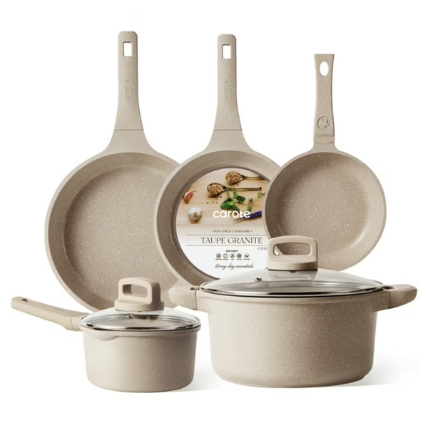 7-Piece Carote Non Stick Induction Cookware Set (2 Colors)