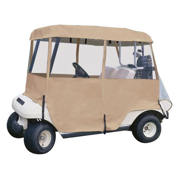 Fairway 2-Person Deluxe 4-Sided Golf Cart Enclosure (66" x 53")