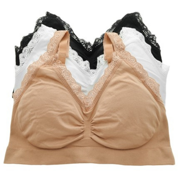 6-Pack Angelina Seamless U-Back Bralette (Various)