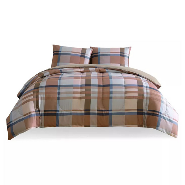 Hallmart Collectibles Harper Plaid 3-Pc. Comforter Sets
