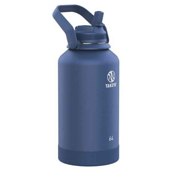 64-Oz Takeya Actives Insulated Stainless Steel Water Bottle W/ Spout Lid