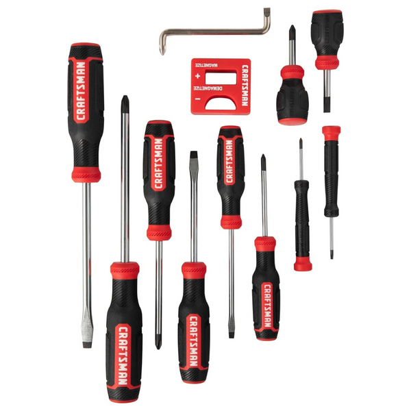 12-Piece Craftsman Bi-material Screwdriver Set (CMHT65071N)