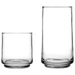 16-Piece Anchor Hocking Drinkware Set (8 Each Of 12oz & 16oz) (3 Styles)