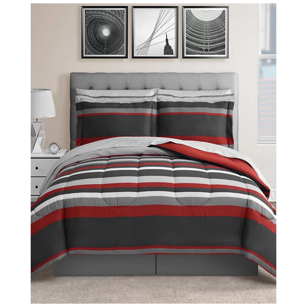8-Piece Fairfield Square Collection Austin Reversible Bedding Sets