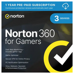 Norton 360 For Gamers (3 Device) Antivirus Internet Security Software [Digital]