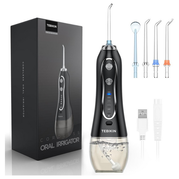 TEBIKIN 300ML Portable Dental Oral Irrigator With 5 Modes