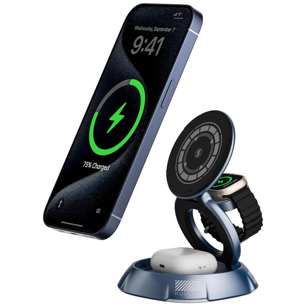 Kuulaa 3-in-1 Foldable Wireless Charging Station