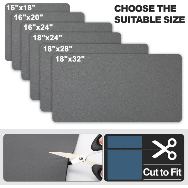 Heat Resistant Non-slip Rubber Dish Drying Mat