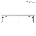Living and More 6 Foot Fold-in-Half Bench with Carrying Handle