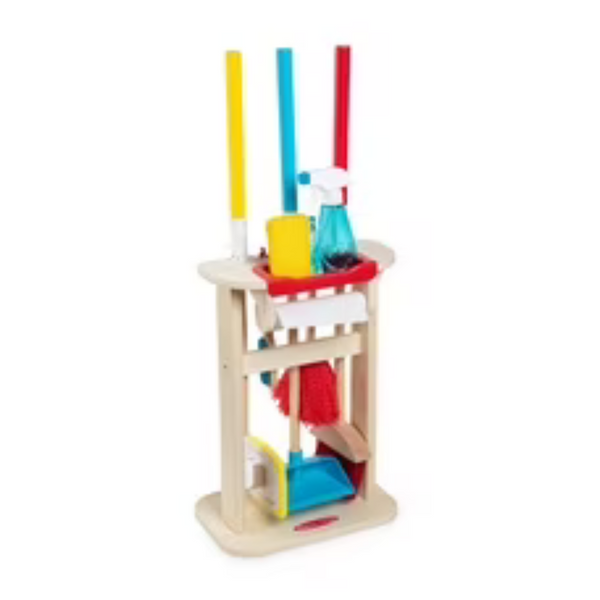 11-Piece Melissa & Doug Deluxe Sparkle & Shine Cleaning Play Set