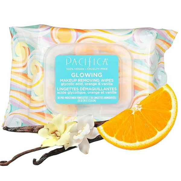 30-Count Pacifica Beauty Glowing Makeup Remover Wipes