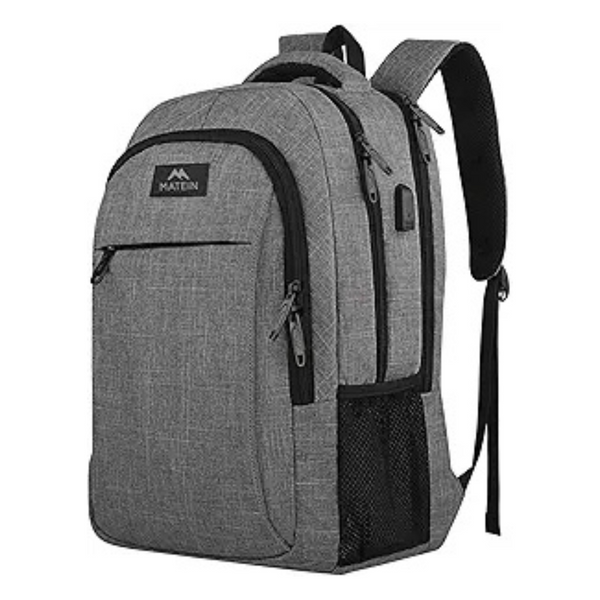 Anti Theft Slim Durable 15.6" Laptop Backpack With USB Charging Port