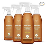 Method Daily Hardwood Cleaner, Almond (28 Fl Oz, Pack Of 4)