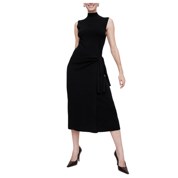 Banana Republic Women's Mock-Neck Wrap Sweater Dress (2 Colors)