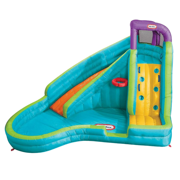 Little Tikes Slam 'N Curve Inflatable Water Slide With Blower