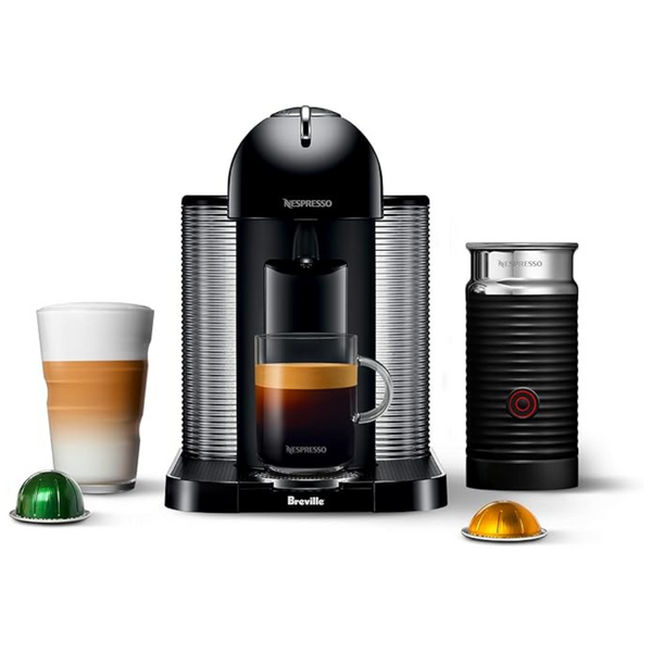 Nespresso Vertuo Coffee & Espresso Maker W/Aeroccino Milk Frother