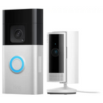 Ring Essential Security Set With Battery Doorbell Plus And Indoor Cam