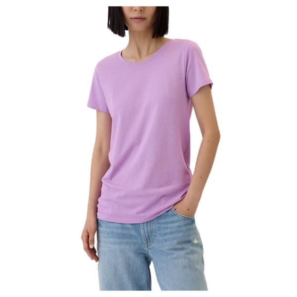 Gap Factory Women's Favorite Crewneck T-Shirt (Lilac Purple Surge)