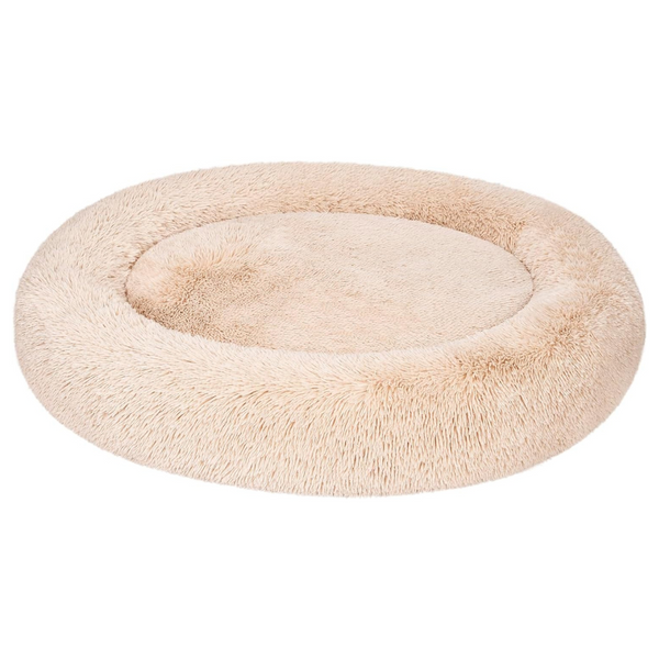 Amazon Basics Donut Pet Bolster Faux Fur Bed