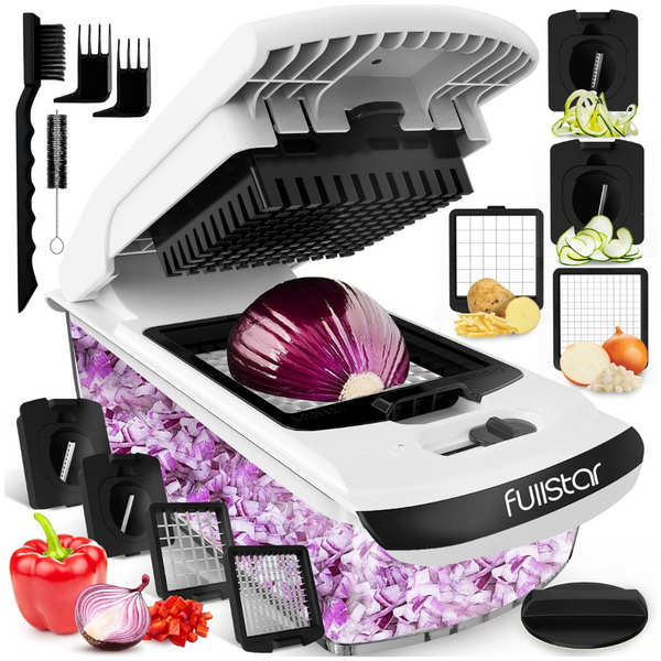 Fullstar 4-in-1 Spiralizer Vegetable Chopper W/ 4 Blades