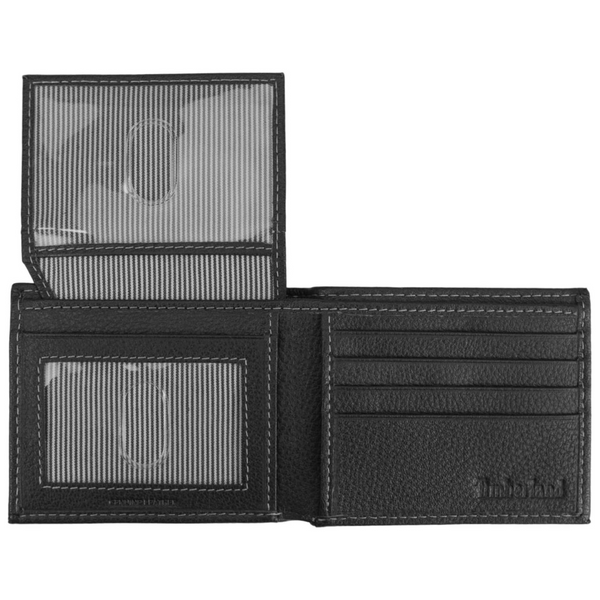 Timberland Men's Leather Wallet With Flip Pocket