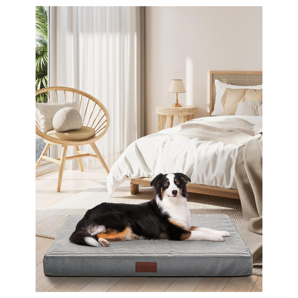35" Orthopedic Waterproof & Machine Washable Pet Bed