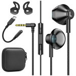 Wired Earphones Build-in Microphone Compatible For iPhone iPad