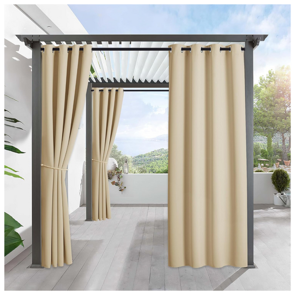 52" x 84" Waterproof & Weatherproof Blackout Curtains