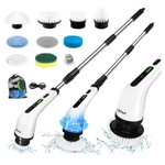 Electric Spin Scrubber With 9 Replaceable Brush Heads