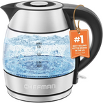 1.2L Chefman Rapid Boil Electric Tea Kettle with Removable Lid