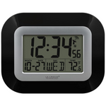 La Crosse Technology Atomic Digital Wall Clock with Indoor Temperature