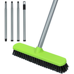 Floor Scrub Brush with Adjustable Long Handle