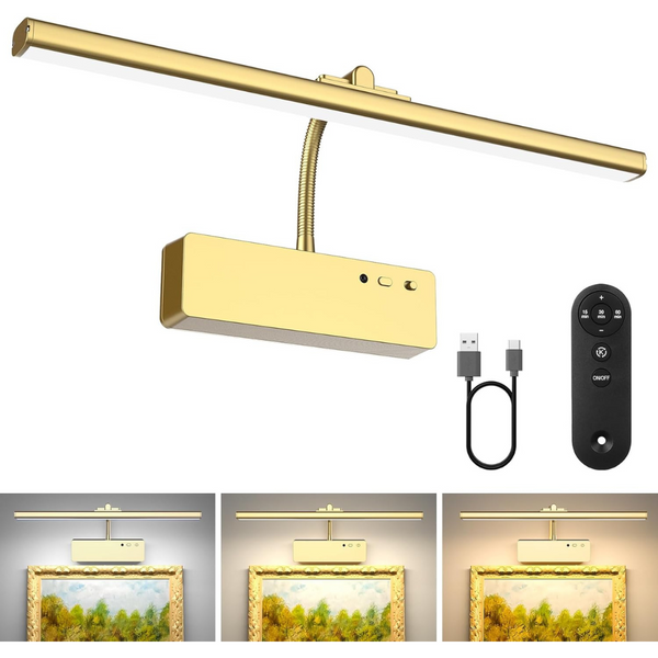 15.35" Wireless Rechargeable Battery Wall Light