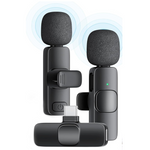 Wireless Lavalier Microphone for iPhone and USB C