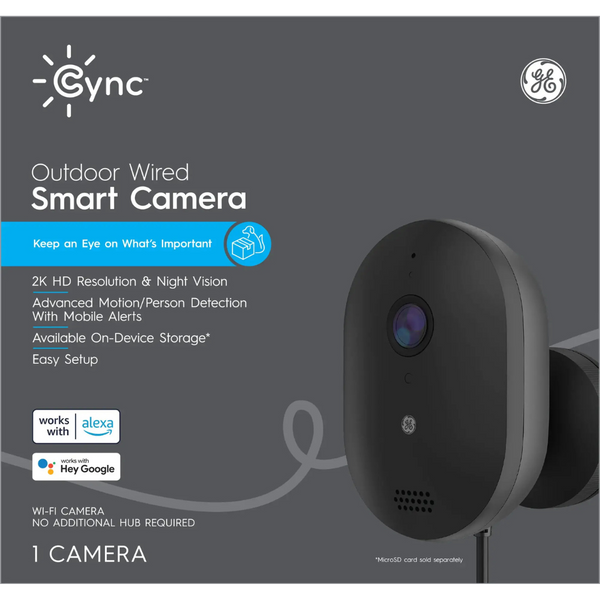 GE CYNC 1-Camera Smart Outdoor Security Camera