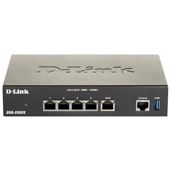 D-Link 4 Port Gigabit Enterprise-Grade Encryption VPN Router