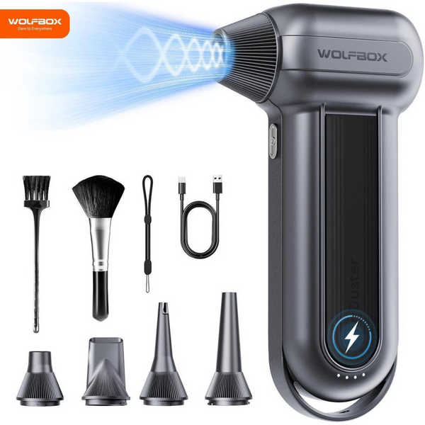 Wolfbox MF100 Electric 150000RPM Super Power Cordless Air Duster