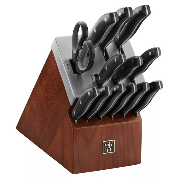 14-Piece Henckels International Self Sharpening Definition Knife Block Set