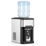 Costway 3-In-1 Water Cooler Dispenser With Built-In Ice Maker